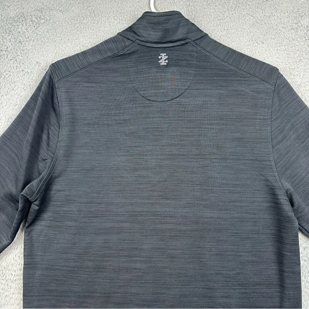 Izod Golf Pullover Mens Small Black Breathable UPF50 Water Resistant 1/4 Zip NEW